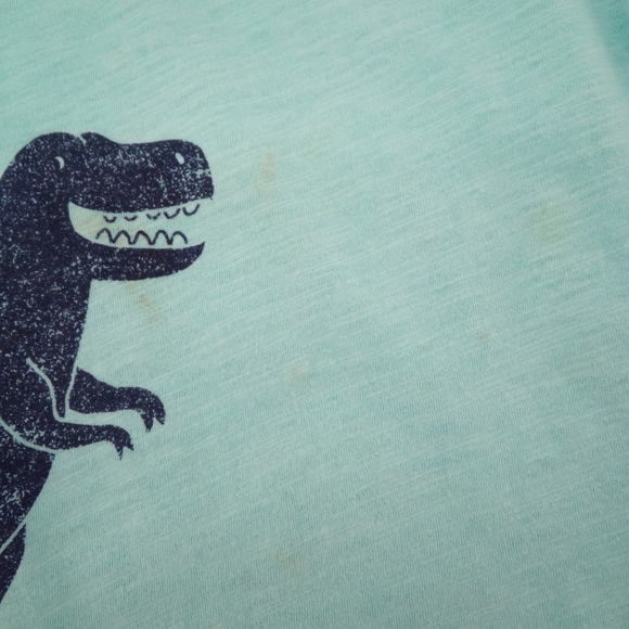 Carter's Dinosaur 12 Months  100% Cotton Short Sleeve Tee Shirt - Picture 5 of 6